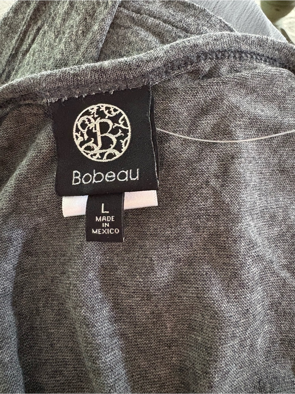 Gray Women's Short-Sleeve Pocket Tunic Top - Lightweight Casual NWOT - Picture 6 of 8